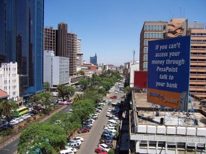building in Kenya, a nairobi street