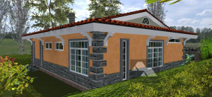 house plans by Kenya architect, 3 bedroom house plans in Kenya