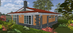 house plans by Kenya architect, 3 bedroom house plans in Kenya
