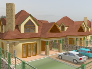 shania villas house plans in Kenya