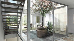 green lounge daylight space for Kenyan interior designer