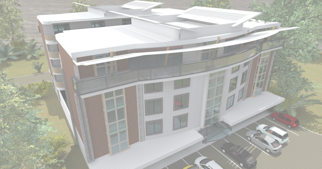 Greyed Out Office Block Avada Architecture