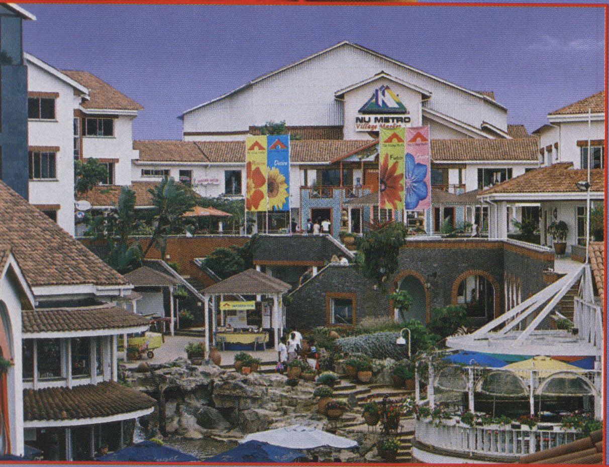 modern mall with kenyan architecture elements